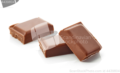 Image of pieces of milk chocolate