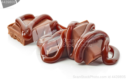 Image of pieces of milk chocolate