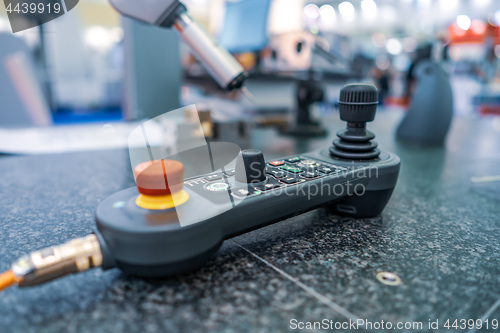 Image of Quality control measurement probe. Metalworking CNC milling mach