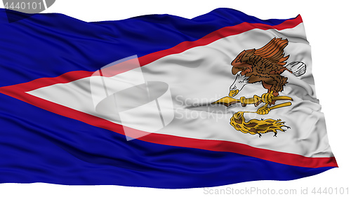Image of Isolated American Samoa Flag, USA state