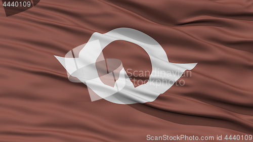 Image of Closeup Yamaguchi Japan Prefecture Flag