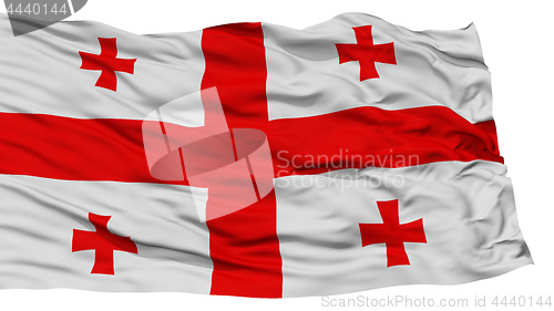 Image of Isolated Georgia Flag