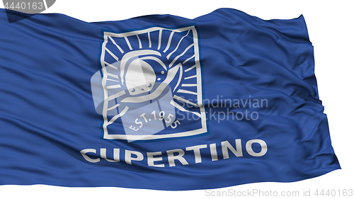 Image of Isolated Cupertino City Flag, United States of America