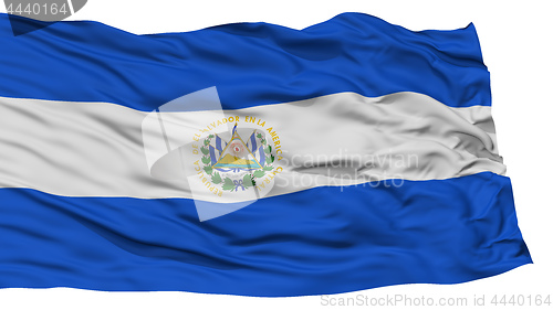 Image of Isolated El Salvador Flag