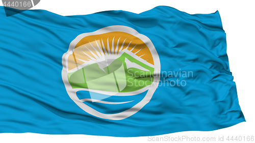 Image of Isolated Provo City Flag, United States of America