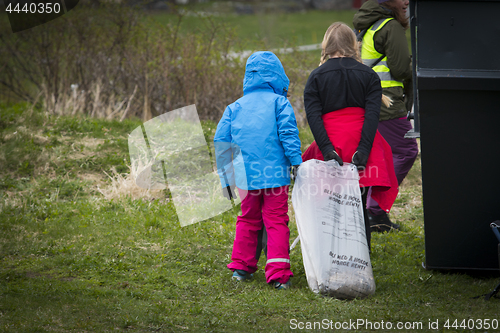 Image of Collecting Plastic Waste