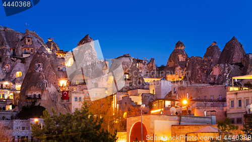 Image of Night Goreme city, Turkey