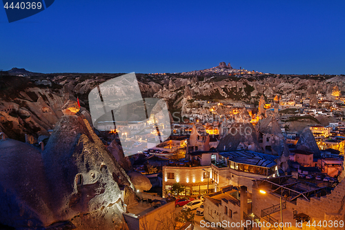 Image of Night Goreme city, Turkey