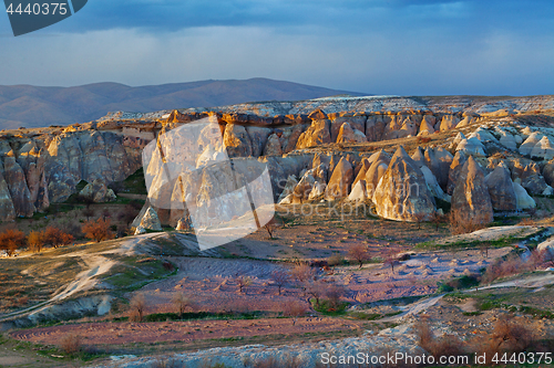 Image of Fairy houses stone cliffs