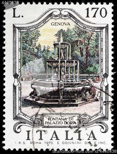 Image of  Palace Doria Fountain Stamp