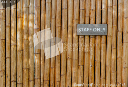 Image of Staff Only
