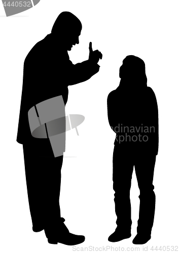 Image of Conflict between father and teenage daughter 