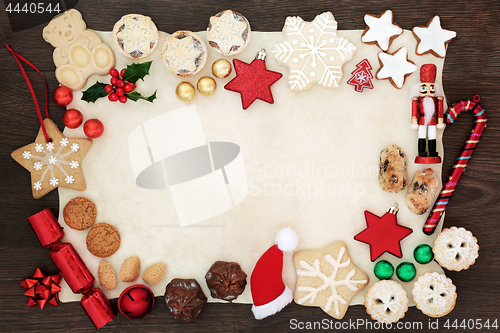 Image of Christmas Festive Background border