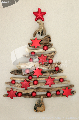 Image of Abstract Driftwood Christmas Tree