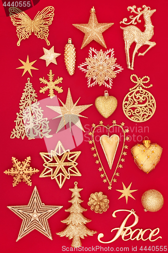 Image of Luxury Gold Christmas Decorations
