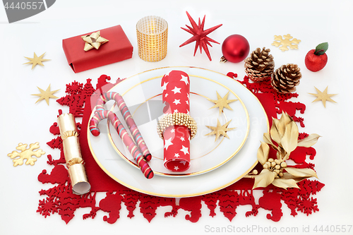 Image of Christmas Table Setting 