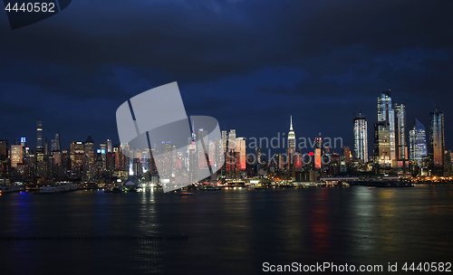 Image of Manhattan Skyline from NewJersey, New York City