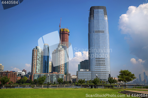 Image of The skyline of Jersey City, New Jersey