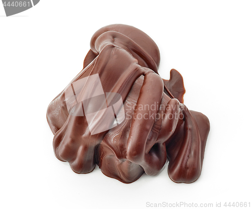 Image of candy with melted chocolate 