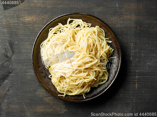 Image of plate of pasta spaghetti