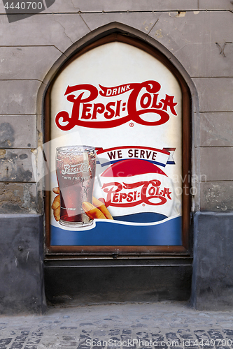 Image of Retro advertizing of Pepsi Cola