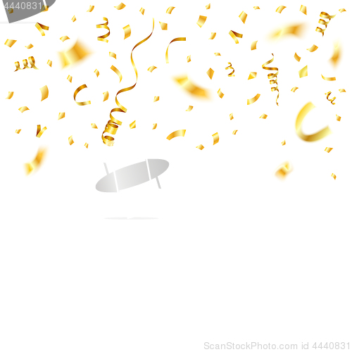 Image of Golden Streamer and Confetti