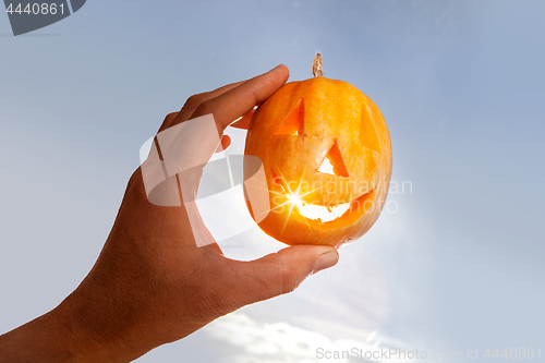 Image of pumpkin like happy monster