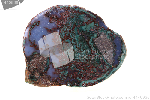 Image of natural agate isolated