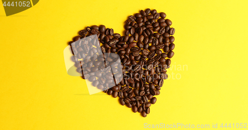 Image of Beans laid in shape of heart