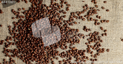 Image of Heap of roasted coffee beans