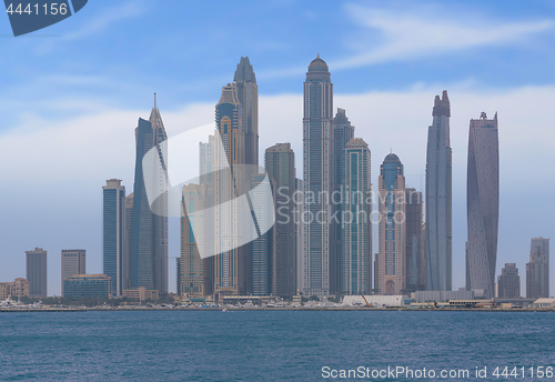 Image of Panorama Dubai city UAE