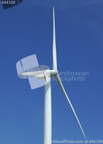 Image of close up of a windturbine