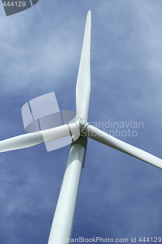 Image of close up of a windturbine