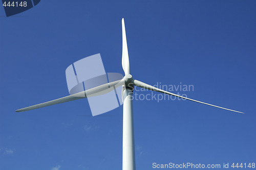 Image of close up of a windturbine