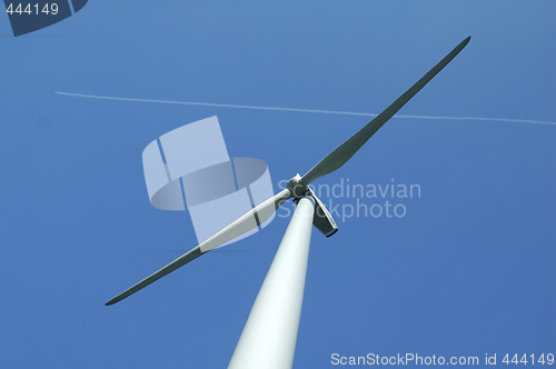 Image of close up of a windturbine