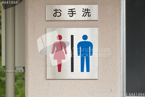 Image of Japanese toilet signs