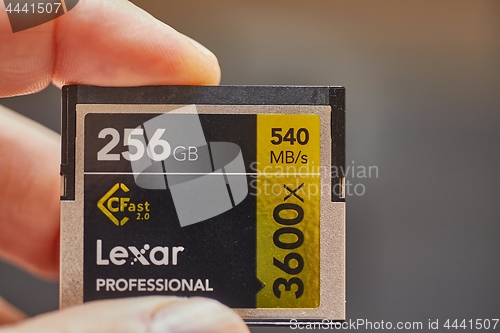 Image of Cfast memory card