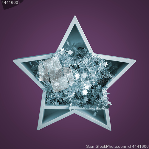 Image of Christmas decoration white star