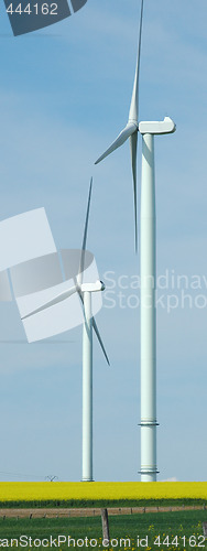 Image of Two windturbines
