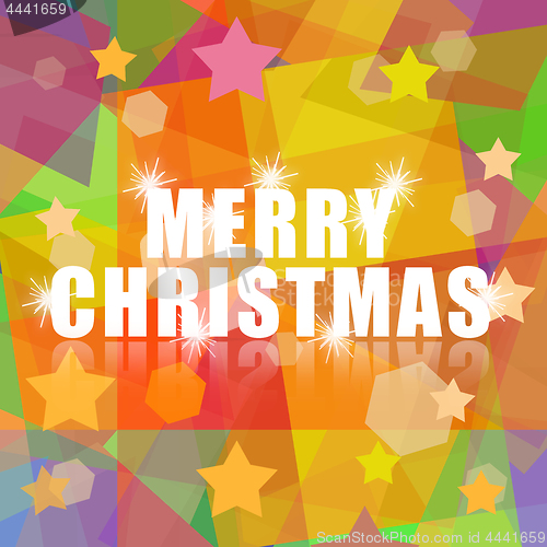 Image of Merry Christmas bright design