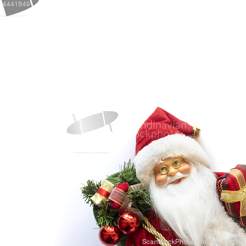 Image of a kindly Santa Claus with space for your content