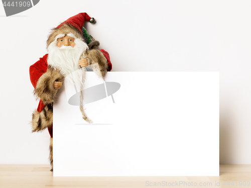 Image of Santa Claus text space background