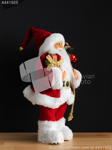 Image of Santa Claus figure side view