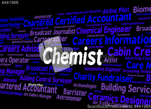 Image of Chemist Job Means Work Employment And Hiring
