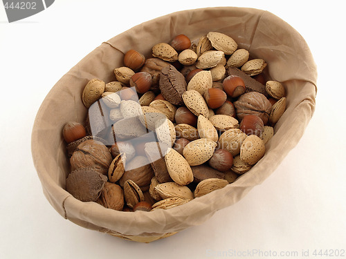 Image of Mixed Nut in a Basket