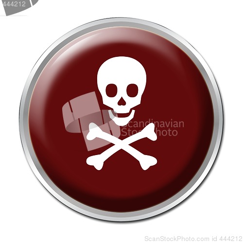 Image of Skull Button