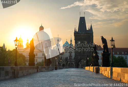 Image of Charles Bridge in the morning