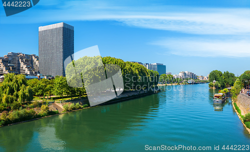 Image of Skyscrapers on Seine