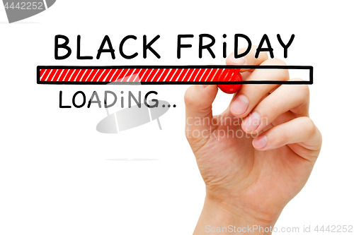 Image of Black Friday Loading Bar Concept