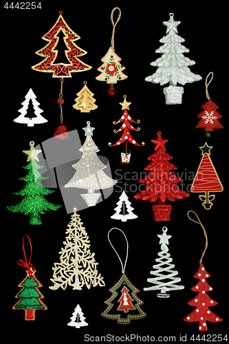 Image of Christmas Tree Bauble Decorations 